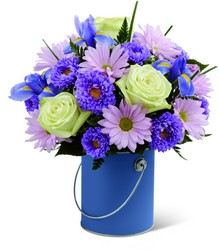 The FTD Color Your Day With Tranquility Bouquet  from Victor Mathis Florist in Louisville, KY